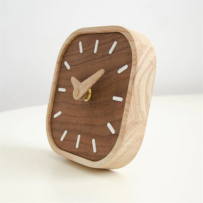 Black Walnut Wood Clock
