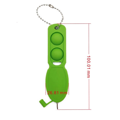 Push Pop Fidget Pen Keychain