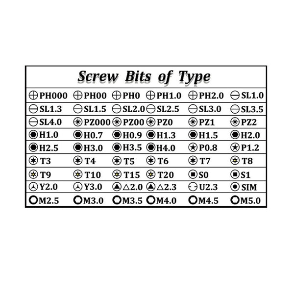 58 In 1 Screwdriver Kit