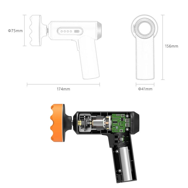 Electric Car Wireless Waxer/Polisher