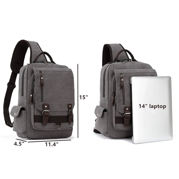 Canvas Messenger Bag
