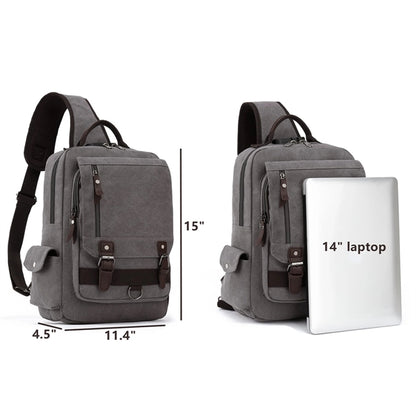 Canvas Messenger Bag