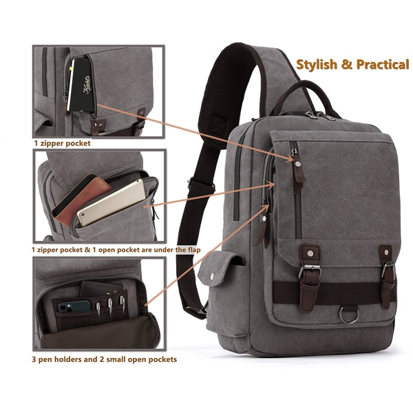 Canvas Messenger Bag