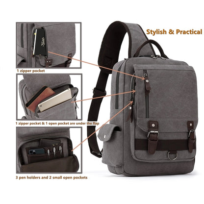 Canvas Messenger Bag