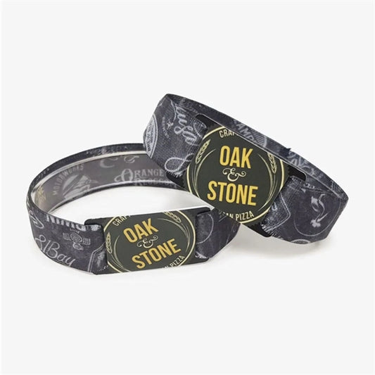 Smartcard 3/4" Sublimated Elastic Event Wristband