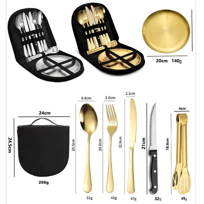 Portable Picnic Flatware Set