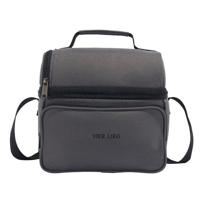 Deluxe Dual Compartment Insulated Lunch Cooler Bag