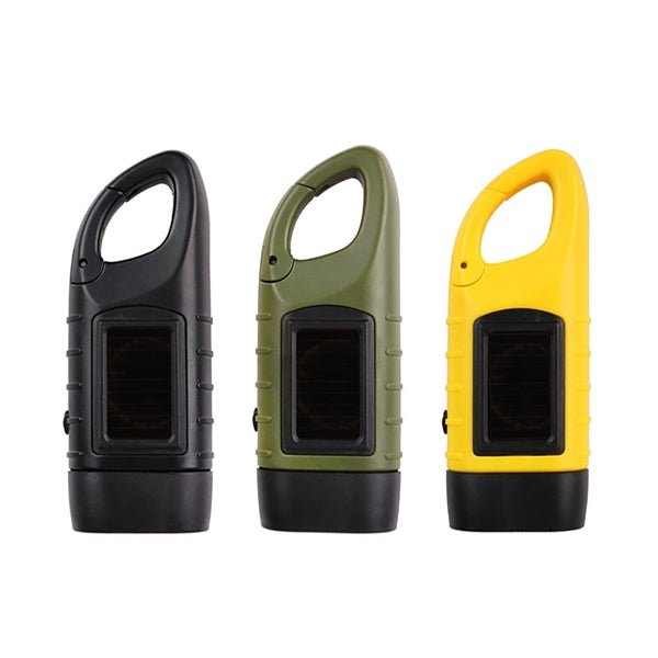 Hand Crank Solar Powered Flashlight