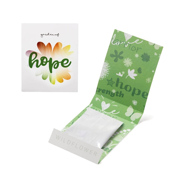 Green Garden of Hope Seed Matchbook