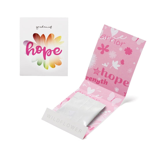 PInk Garden of Hope Seed Matchbook