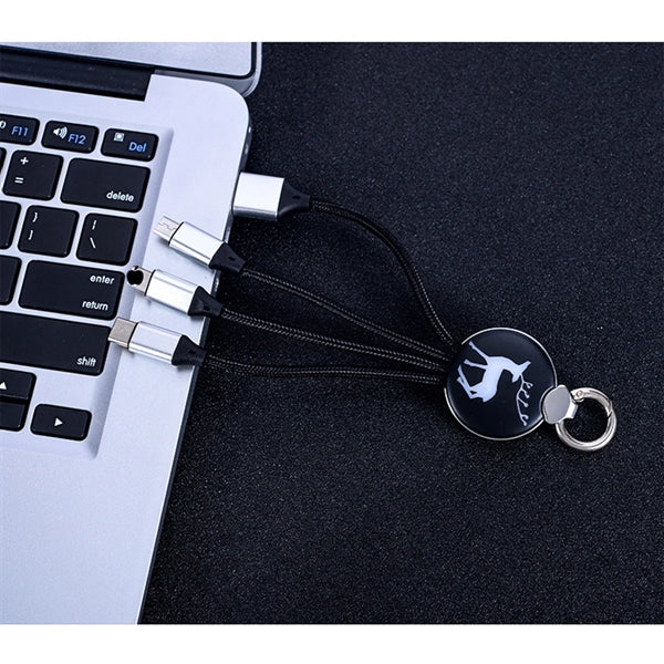 Light-Up Route 3-In-1 Charging Cable