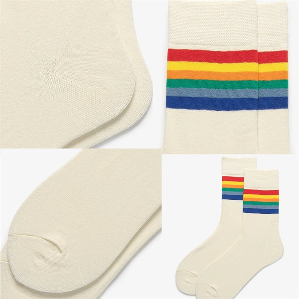 Old School Vintage Striped Socks