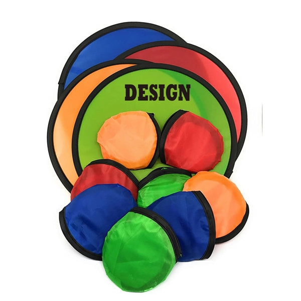 Custom 10'' Flying Disc Folding Fan