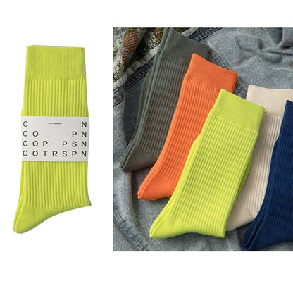 Solid Color Youth Socks