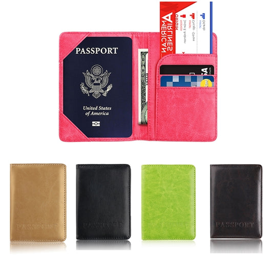 PU Leather Waterproof Passport Holder