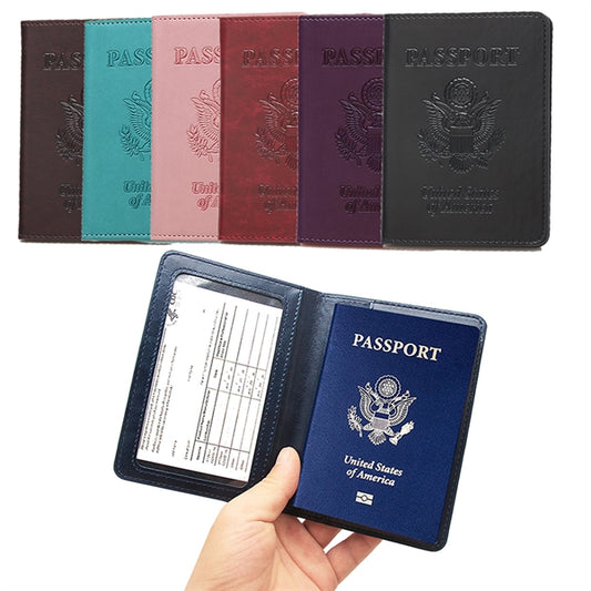 PU Passport and Vaccine Card Holder