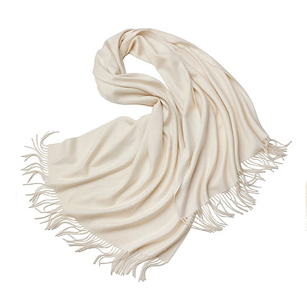 Cashmere Winter Scarf Warm & Soft & Lightweight with tassel