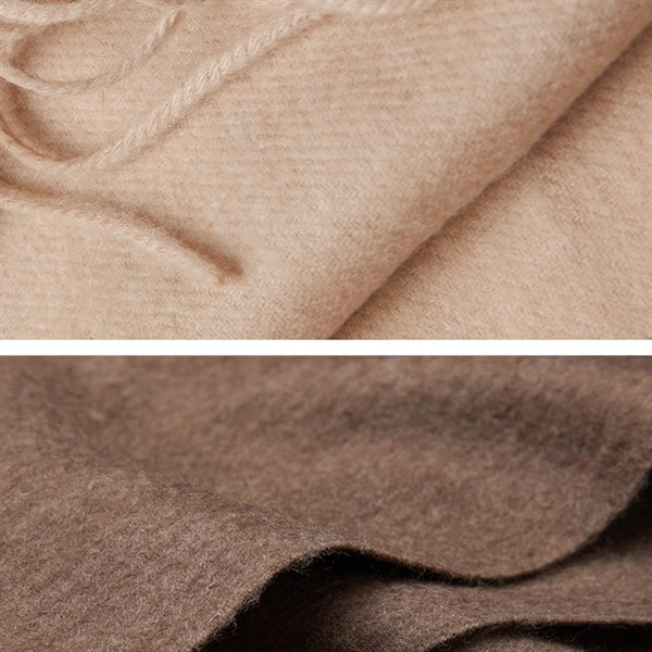 Cashmere Winter Scarf Warm & Soft & Lightweight with tassel
