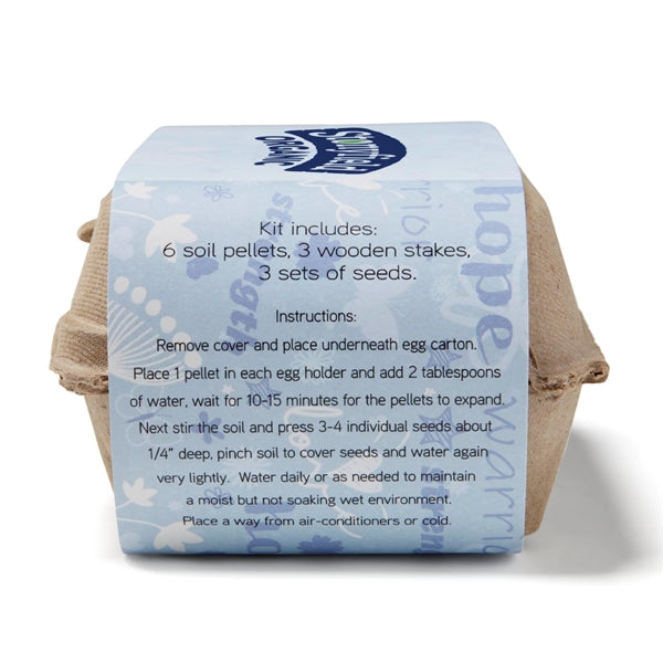 Blue Grow Your Own Garden of Hope Seed Kit