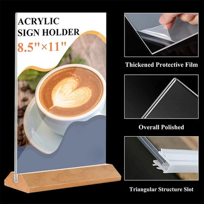 Acrylic Sign Holder 8.5 X 11In
