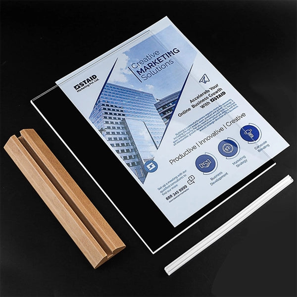 Acrylic Sign Holder 8.5 X 11In
