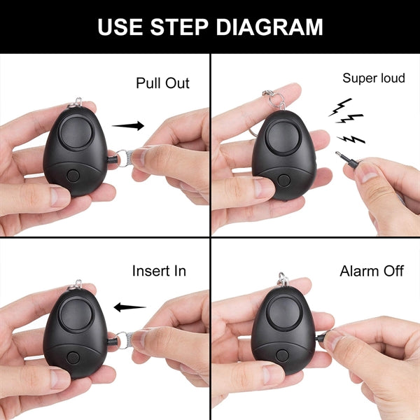Security Personal Alarm Keychains