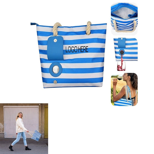 Beach Wine Purse Tote Bag