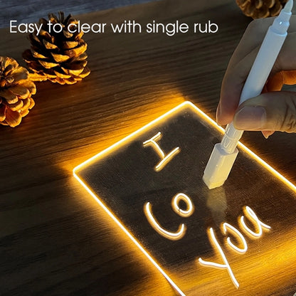 LED Acrylic Erase Board With Light
