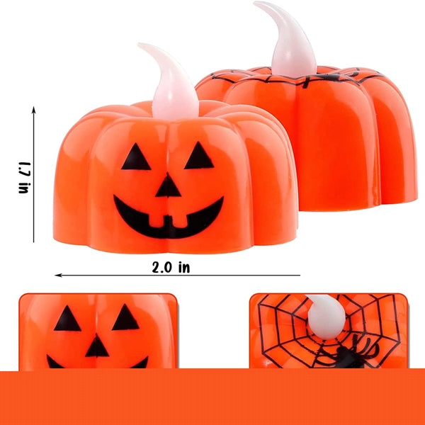 Pumpkin Carving Set with 12 LED Candles
