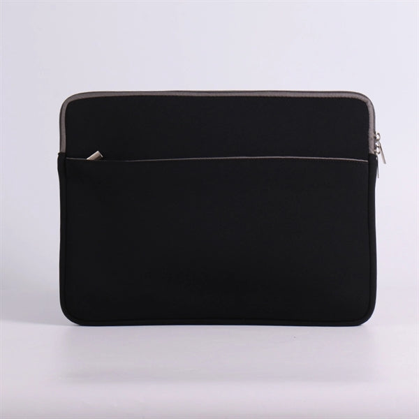 Neoprene Laptop Sleeve With Front Accessory Pocket