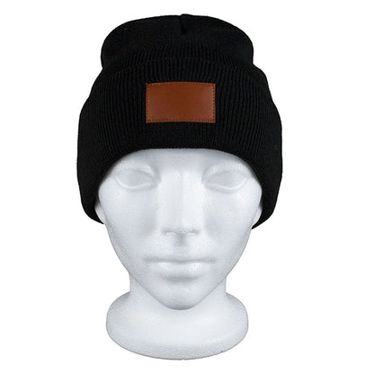 TIBURON Fashion and Performance Knit Cuffed Beanie w/ Patch