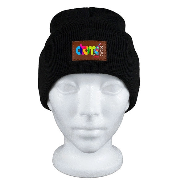 TIBURON Fashion and Performance Knit Cuffed Beanie w/ Patch