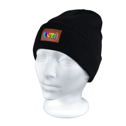 TIBURON Fashion and Performance Knit Cuffed Beanie w/ Patch