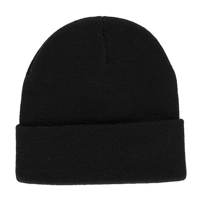 TIBURON Fashion and Performance Knit Cuffed Beanie w/ Patch