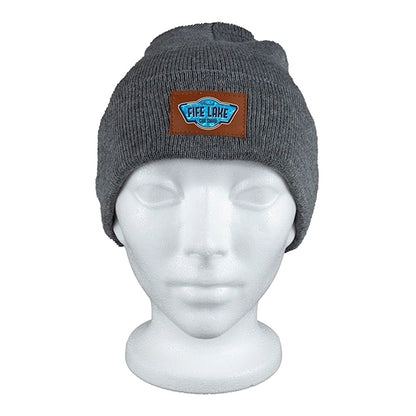 TIBURON Fashion and Performance Knit Cuffed Beanie w/ Patch