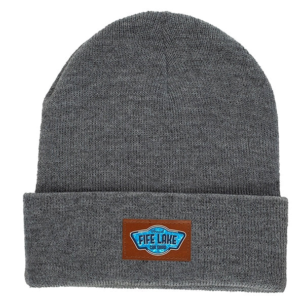 TIBURON Fashion and Performance Knit Cuffed Beanie w/ Patch
