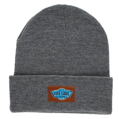 TIBURON Fashion and Performance Knit Cuffed Beanie w/ Patch