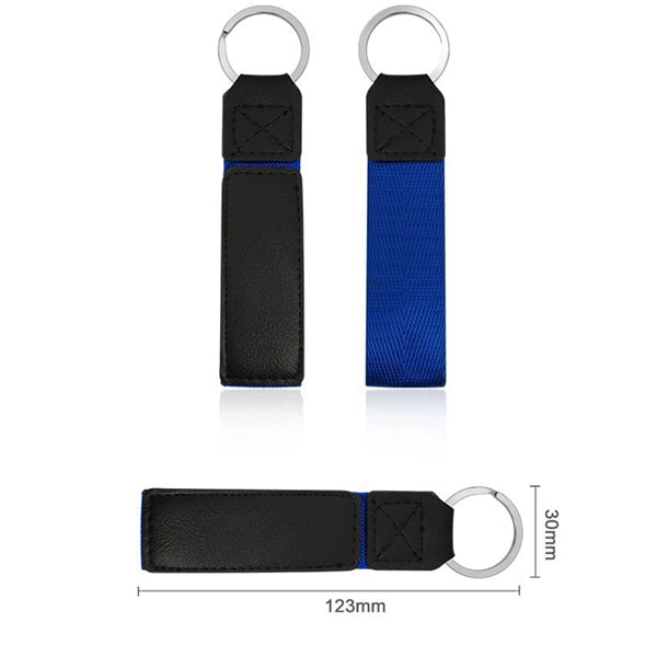 Nylon Web Leather Keyholder