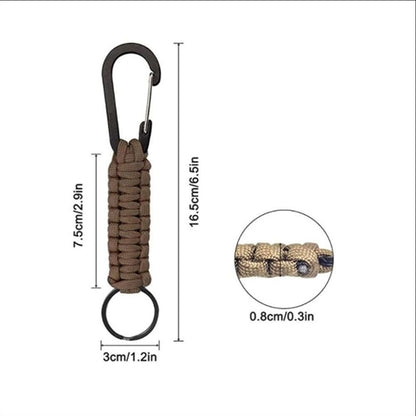 Paracord Keychain With Carabiner
