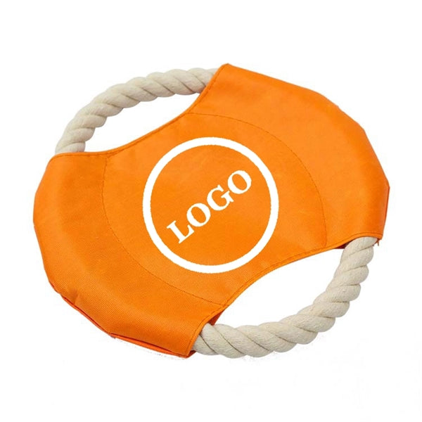 Hemp rope Dog Flying frisbee