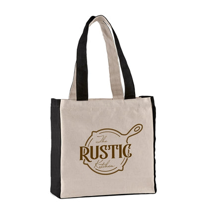10 oz. Cotton Canvas Tote Bag - 12" x 12" x 4-1/2"