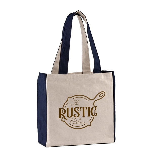 10 oz. Cotton Canvas Tote Bag - 12" x 12" x 4-1/2"