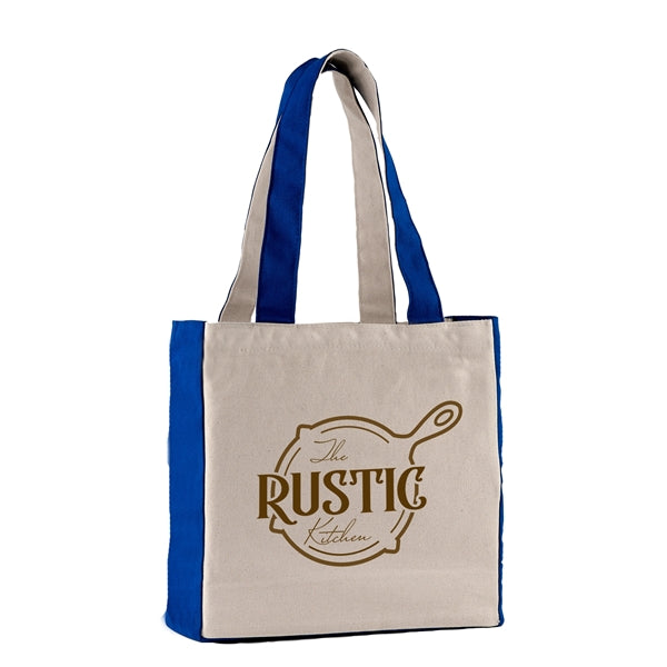 10 oz. Cotton Canvas Tote Bag - 12" x 12" x 4-1/2"