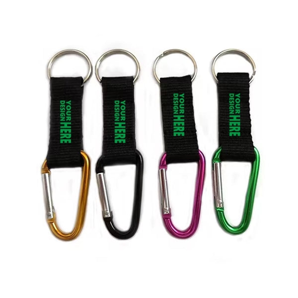 Sports Steel Carabiner Key Tag
