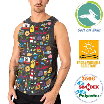 Unisex 250 GSM Comfort Fleece Soft & Wrinkle Resistance Tank