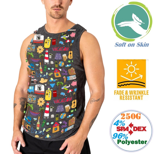 Unisex 250 GSM Comfort Fleece Soft & Wrinkle Resistance Tank