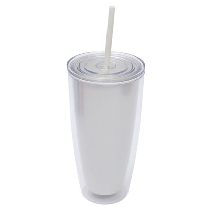 24oz Acrylic Colorful Simple Modern Tumbler With Straw