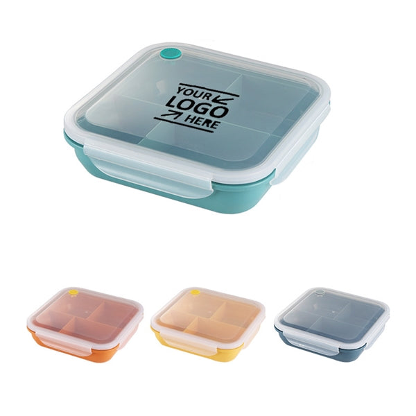 4 Compartment 1200ML Kids Adults Lunch Bento