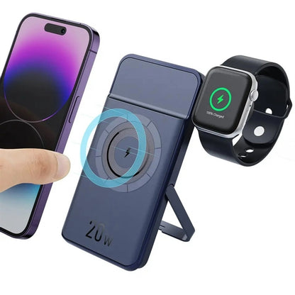 10000mAh Power Bank With Wireless Charger