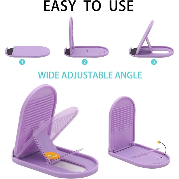 Portable Foldable Desktop Cell Phone Holder